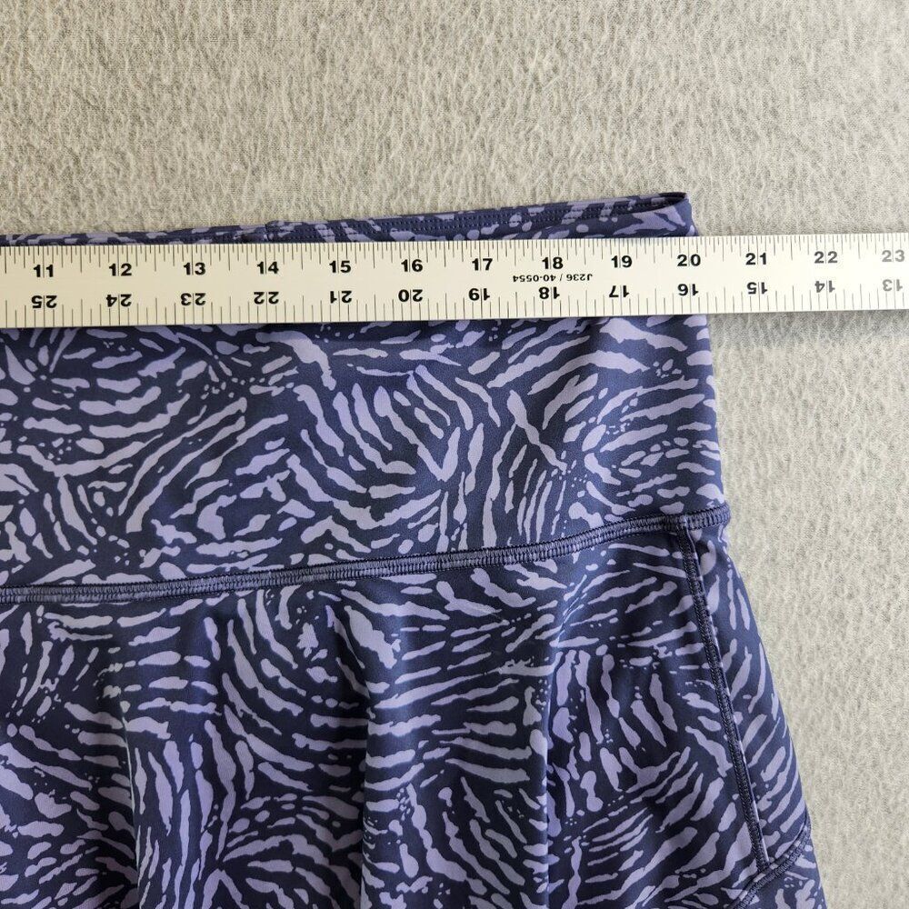 Athleta Skort Womens 2X Purple Ace Printed 13.5" Tennis Skirt Grip Leg Openings - Picture 10 of 14